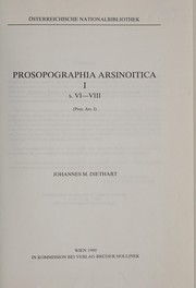 Prosopographia arsinoitica /