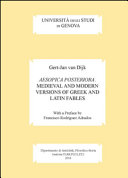 Aesopica posteriora : medieval and modern versions of Greek and Latin fables /