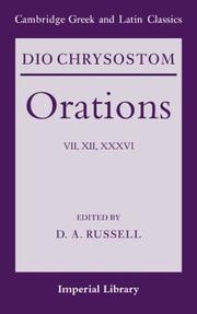 Orations VII, XII, and XXXVI /