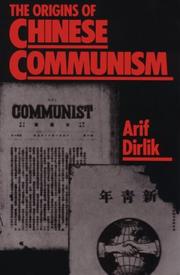 The origins of Chinese Communism /