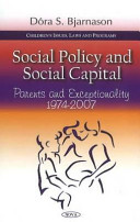 Social policy and social capital : parents and exceptionality, 1974-2007 /