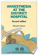 Anaesthesia at the district hospital /