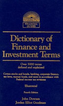 Dictionary of finance and investment terms /