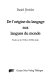 De l'origine du langage aux langues du monde : 'etudes sur les XVII. et XVIII. siècles /