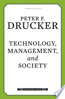 Technology, management, and society /