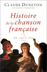 Histoire de la chanson française /