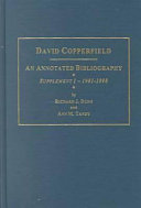 David Copperfield : an annotated bibliography.