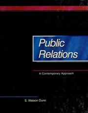 Public relations : a contemporary approach /