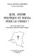 Quel avenir politique et social pour le Congo? : de la nécessité d'une "révolution culturelle démocratique" /