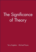 The significance of theory /