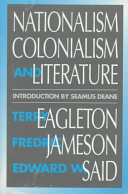 Nationalism, colonialism, and literature /