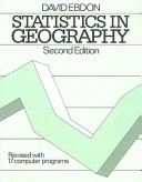 Statistics in geography /