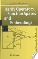 Hardy Operators, Function Spaces and Embeddings /