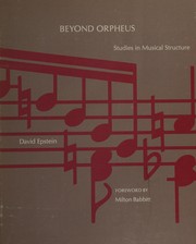 Beyond Orpheus : studies in musical structure /