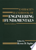 Eshbach's handbook of engineering fundamentals.