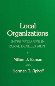 Local organizations : intermediaries in rural development /