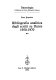 Bibliografia analitica degli scritti su Dante, 1950-1970 /