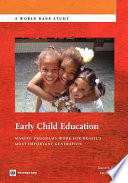 Early child education : making programs work for Brazil's most important generation /