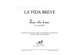 La vida breve : facsímil del manuscrito XXXV A1 del Archivo Manuel de Falla /