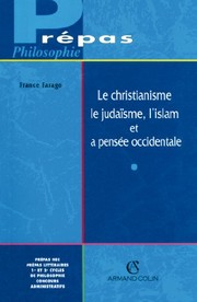 Le christianisme, le judaïsme, l'islam et la pensée occidentale /