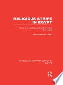 Religious strife in Egypt.
