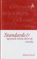 Standards and special educational needs : the importance of standards of pupil achievements /