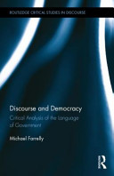 Discourse and democracy : critical analysis of the language of government /