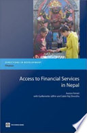 Access to financial services in Nepal /