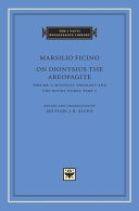 On Dionysius the Areopagite /
