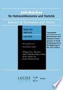 Determinants and Economic Consequences of Youth Unemployment at the Beginning of the 21st Century : Themenheft Jahrbücher für Nationalökonomie und Statistik 4+5/2015.