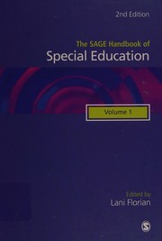 The SAGE handbook of special education /