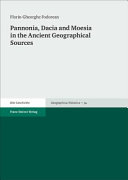 Pannonia, Dacia and Moesia in the ancient geographical sources /