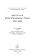 Select list of British parliamentary papers, 1955-1964