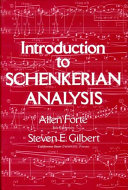 An introduction to Schenkerian analysis /