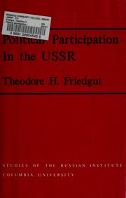 Political participation in the USSR /