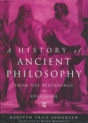 A history of ancient philosophy : from the beginnings to Augustine /