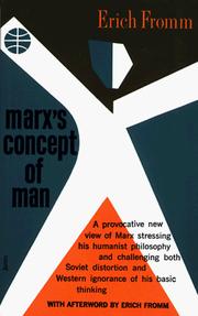 Marx's concept of man /