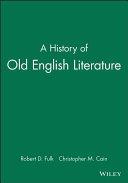 A history of Old English literature /