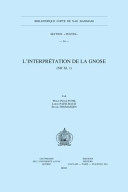 L'Interprétation de la gnose : NH XI, 1 /