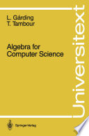 Algebra for Computer Science /