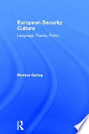 European security culture : language, theory, policy /