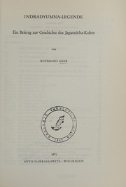 Indradyumna-Legende : ein Beitrag zur Geschichte des Jagannātha-Kultes /