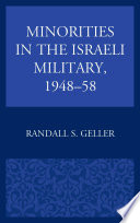 Minorities in the Israeli military, 1948-58 /