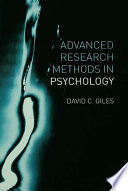 Advanced research methods in psychology /