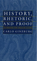 History, rhetoric, and proof /