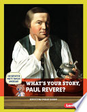 What's your story, Paul Revere? /