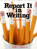 Report it in writing /
