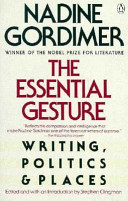 The essential gesture : writing, politics, and places /