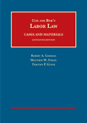 Cox and Bok's labor law : cases and materials /