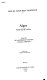 Alger, XVIe-XVIIe siècle : journal de Jean-Baptiste Gramaye "évêque d'Afrique" /